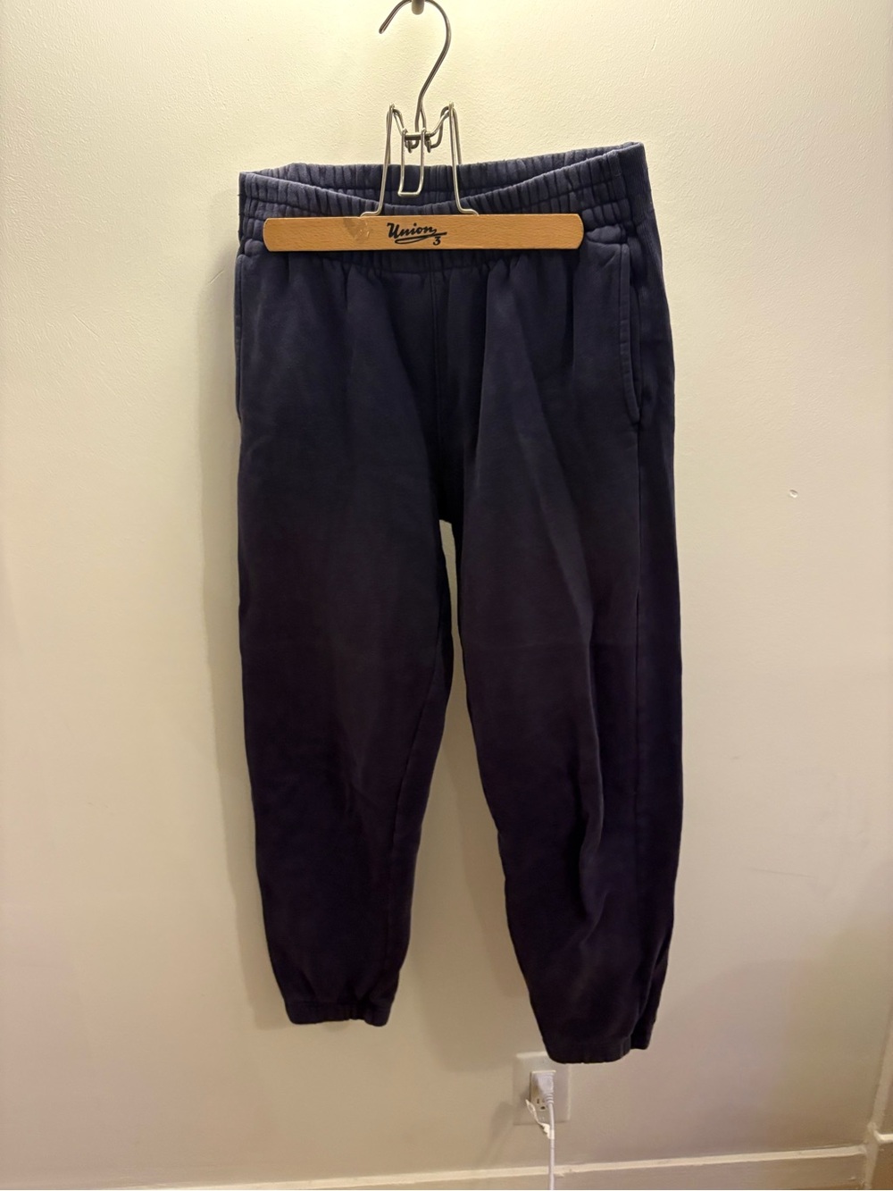 TNA Womens Navy Blue/ Purple Jogger Sweatpants